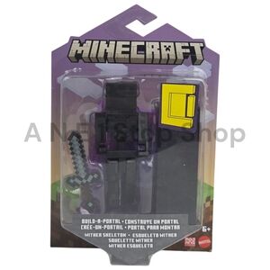 Minecraft Build A Portal Wither Skeleton 3.5" - Mattel 2021